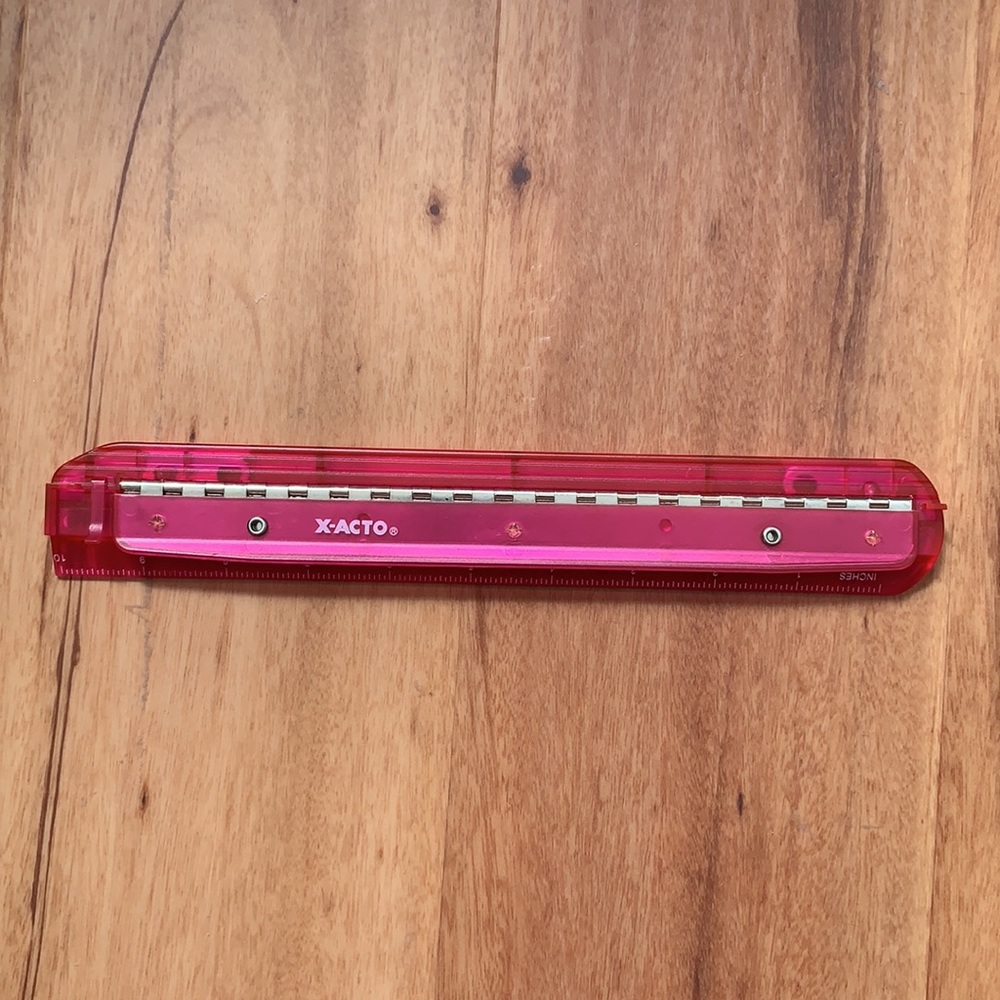 X-ACTO Hole Punch Ruler
